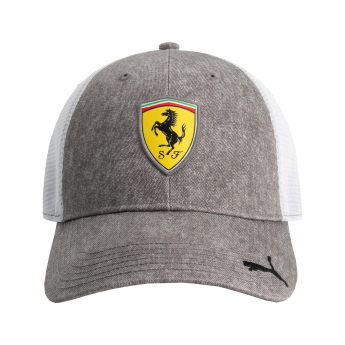 Ferrari czapka baseballówka Trucker grey F1 Team 2025
