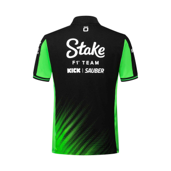 Stake Kick Sauber męska koszulka polo official Teamline Replica F1 Team 2025