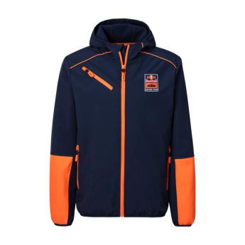 Red Bull KTM męska kurtka z kapturem Softshell Grid navy