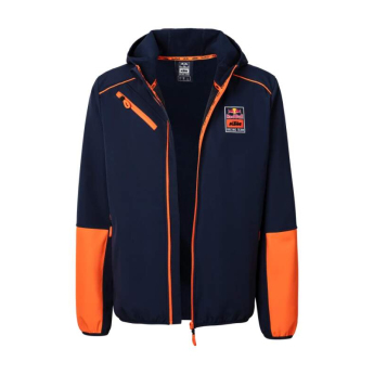Red Bull KTM męska kurtka z kapturem Softshell Grid navy