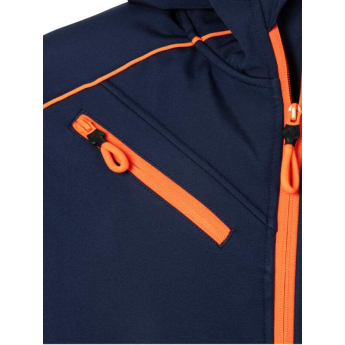 Red Bull KTM męska kurtka z kapturem Softshell Grid navy
