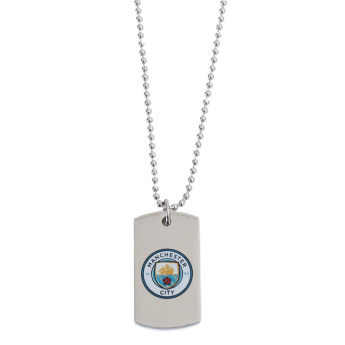 Manchester City naszyjnik z zawieszką Colour Crest