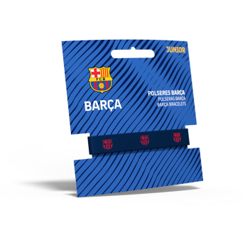 Barcelona dziecięca gumowa bransoletka Single
