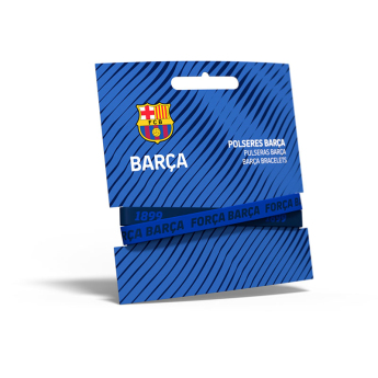 Barcelona gumowa bransoletka Locked blue