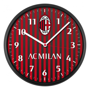 AC Milan zegar ścienny Stripe