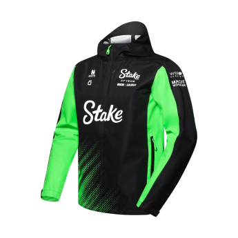 Stake Kick Sauber męska kurtka z kapturem Rain official Teamline Replica F1 Team 2025