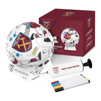 West Ham United piłka Colour - size 2