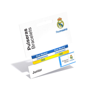 Real Madryt dziecięca gumowa bransoletka 3pack Tricolor