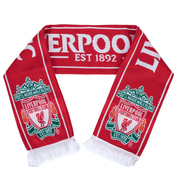 Liverpool szalik zimowy crest