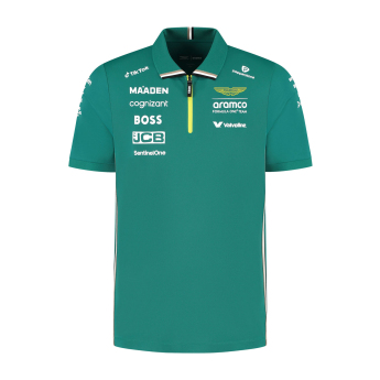 Aston Martin męska koszulka polo official Teamline Replica green F1 Team 2025