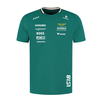 Aston Martin koszulka męska Stroll green F1 Team 2025