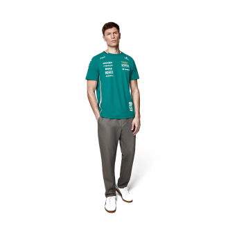 Aston Martin koszulka męska Stroll green F1 Team 2025