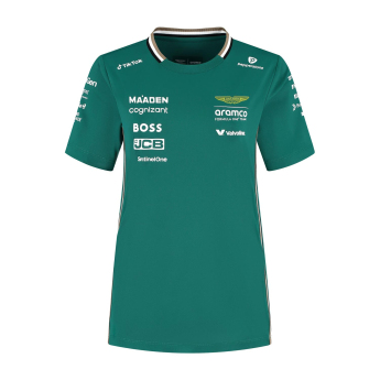 Aston Martin koszulka damska official Teamline Replica green F1 Team 2025