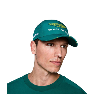 Aston Martin czapka baseballówka official Teamline Replica green F1 Team 2025