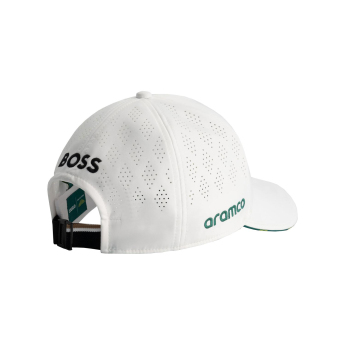 Aston Martin czapka baseballówka official Teamline Replica white F1 Team 2025