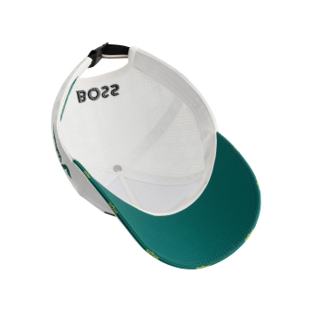 Aston Martin czapka baseballówka official Teamline Replica white F1 Team 2025