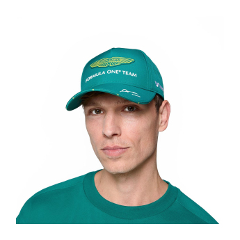 Aston Martin czapka baseballówka Alonso official Teamline Replica green F1 Team 2025