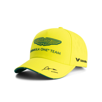 Aston Martin czapka baseballówka Alonso official Teamline Replica yellow F1 Team 2025