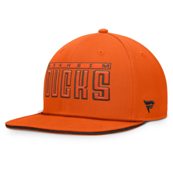 Anaheim Ducks czapka flat baseballówka Snapback orange