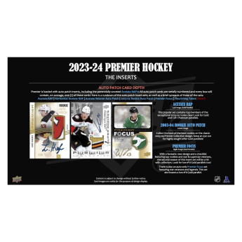 NHL pudełka karty hokejowe NHL 2023-24 Upper Deck Premier Hockey Hobby Box