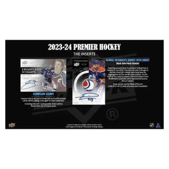 NHL pudełka karty hokejowe NHL 2023-24 Upper Deck Premier Hockey Hobby Box
