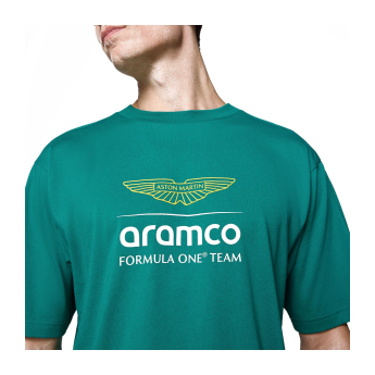 Aston Martin koszulka męska Large Logo green F1 Team 2025