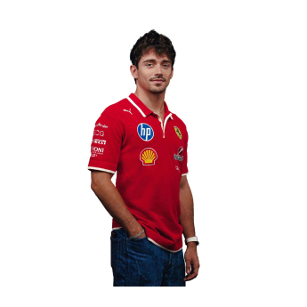 Ferrari męska koszulka polo China GP official Teamline Replica F1 Team 2025
