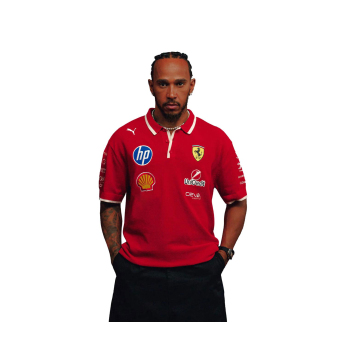 Ferrari męska koszulka polo China GP official Teamline Replica F1 Team 2025
