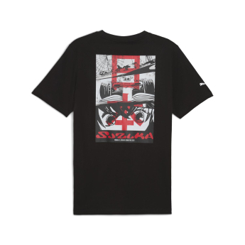Formuła 1 koszulka męska Japan GP black F1 Team 2025