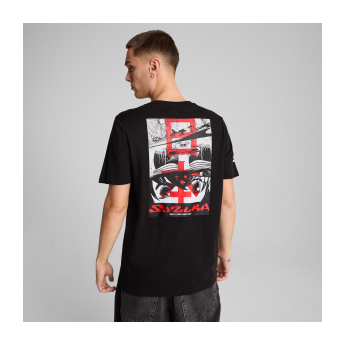 Formuła 1 koszulka męska Japan GP black F1 Team 2025