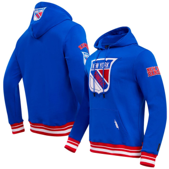 New York Rangers męska bluza z kapturem Retro Classic Fleece blue