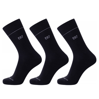 Cristiano Ronaldo skarpetki 3pack CR7 black