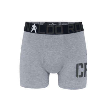 Cristiano Ronaldo bokserki chłopięce 2pack CR7 Bamboo black-grey
