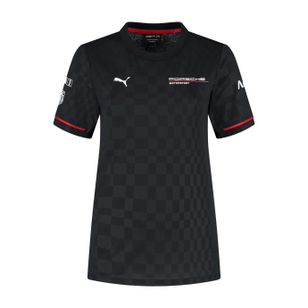 Porsche Motorsport koszulka damska official Teamline Replica black 2025