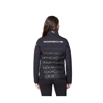 Porsche Motorsport Damska kurtka Hybrid official Teamline Replica black 2025