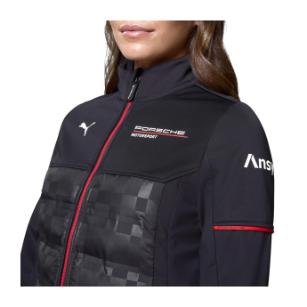 Porsche Motorsport Damska kurtka Hybrid official Teamline Replica black 2025