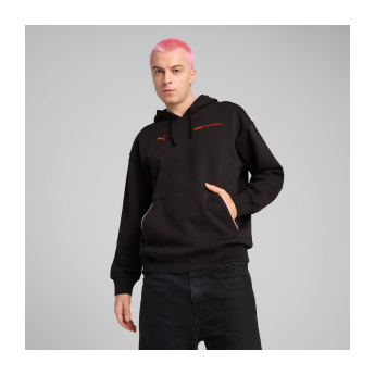 Formuła 1 męska bluza z kapturem Essential Relaxed Logo black F1 Team 2025