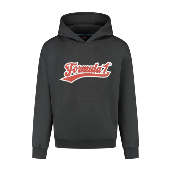 Formuła 1 męska bluza z kapturem Heritage Graphic black F1 Team 2025
