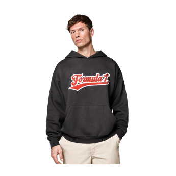 Formuła 1 męska bluza z kapturem Heritage Graphic black F1 Team 2025