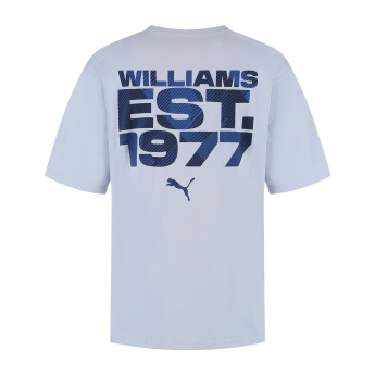 Williams koszulka męska Oversized blue F1 Team 2025