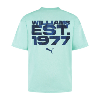 Williams koszulka męska Oversized green F1 Team 2025