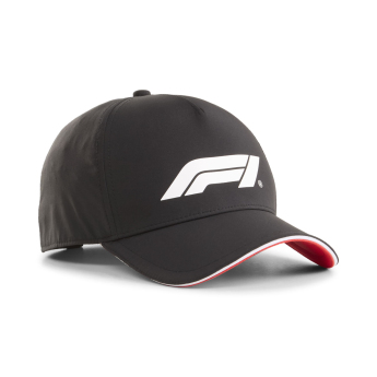 Formuła 1 dziecięca czapka baseballowa Logo black F1 Team 2025