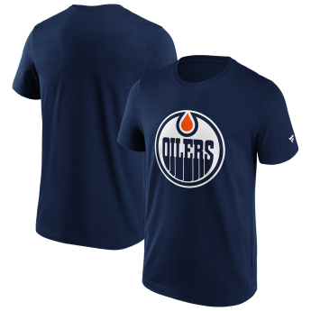 Edmonton Oilers koszulka męska Primary Logo Graphic navy