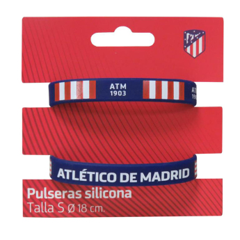 Atletico Madrid dziecięca bransoletka silikonowa 2pack