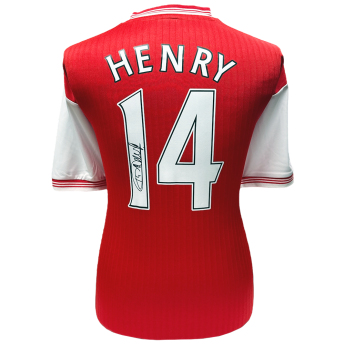 Słynni piłkarze piłkarska koszulka meczowa Henry 1985 Centenary Retro Signed Shirt