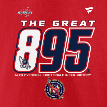 Washington Capitals koszulka męska Alex Ovechkin #8 The GR8 Chase Scorer 895 red
