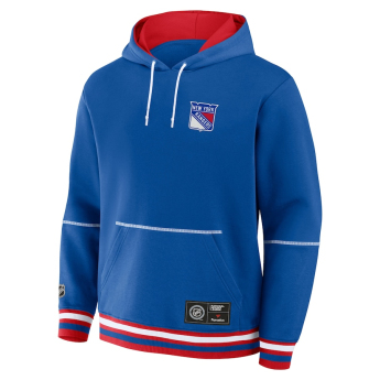 New York Rangers męska bluza z kapturem Foundation blue