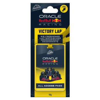 Red Bull Racing zapach do samochodu Armorall hanging card F1 yellow