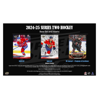 NHL pudełka karty hokejowe NHL 2024-25 Upper Deck Series 2 Tin Box