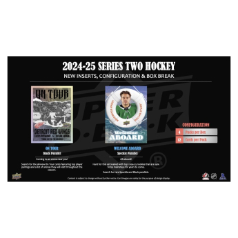 NHL pudełka karty hokejowe NHL 2024-25 Upper Deck Series 2 Tin Box